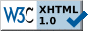 Valid XHTML 1.1 Strict